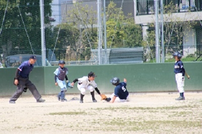 2018.4.1 ついに悲願の決勝進出！三郷ヤンガースに8-5で勝利しました。